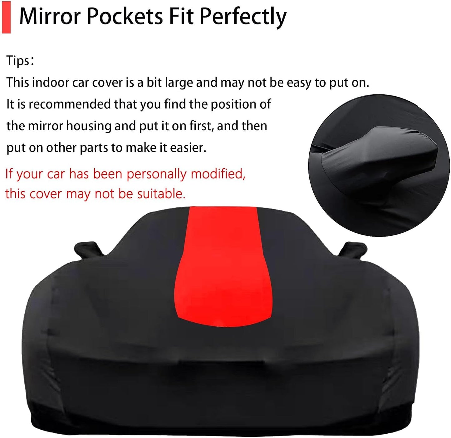 Cubierta elástica Corvette C7 14-19 para protección