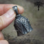 Campana Angel Wing para Motocicleta Bicicleta Gris