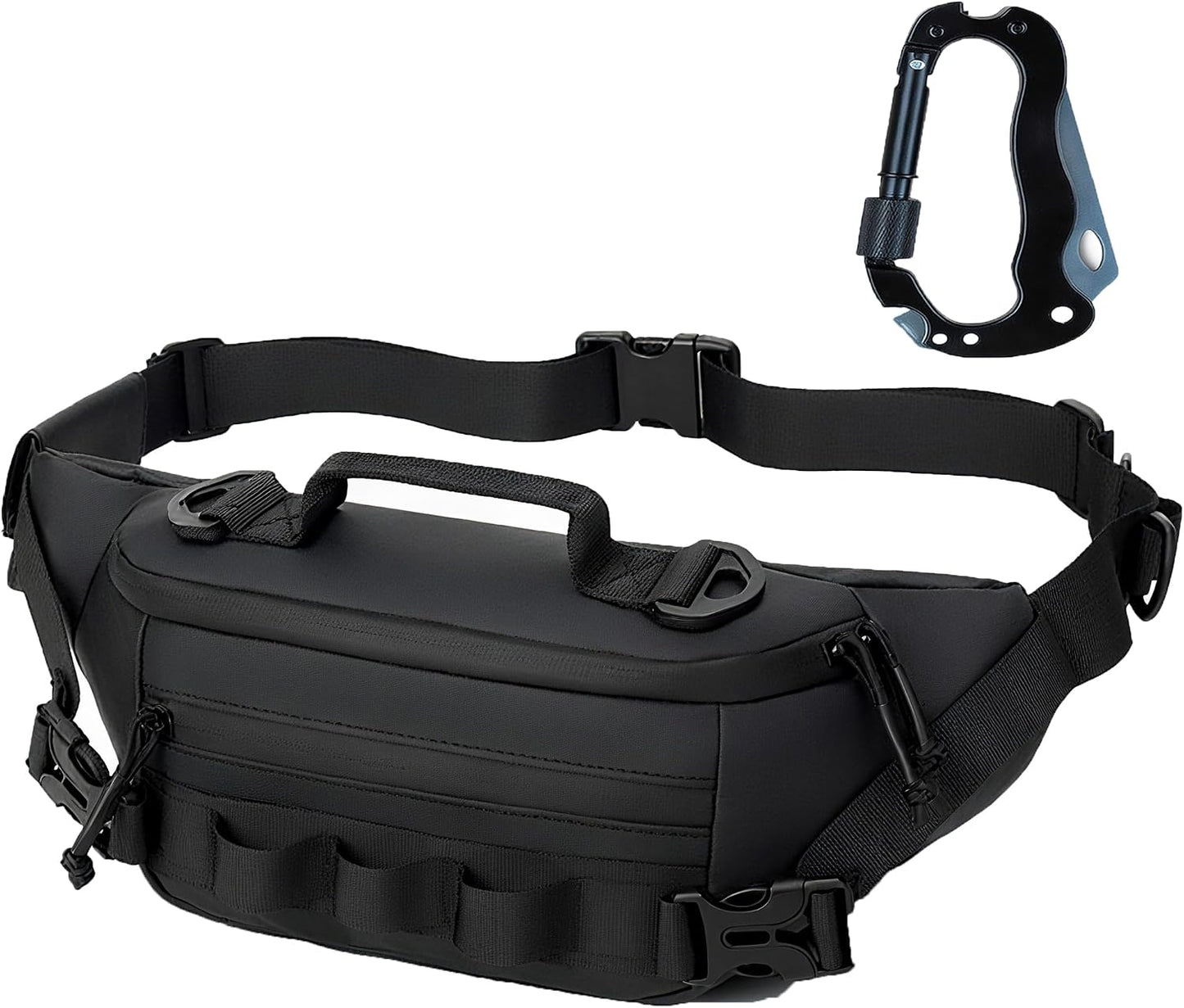 Cangurera hombre bolsa cinturón EDC antirrobo 42-59"