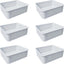 Cesta blanca para organiz. piscina set 6