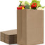 Bolsas papel kraft 12x7x17pulg 25uds resistentes