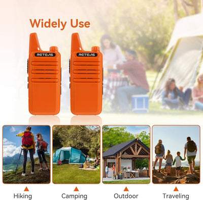 Walkie Talkies RT22 recargable auricular VOX para familia