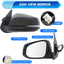 Espejo lateral Toyota Tacoma 16-23 con monitor punto ciego
