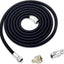 Manguera aire trenzada 6ft 1/8pulg adaptador Bsp 1/4pulg