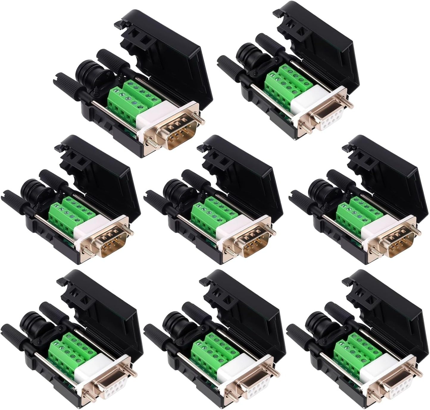 Conector ruptura sin soldadura 9 pines RS232/COM