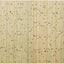 Panel wainscoting bambú decoración 48x96pulg verde