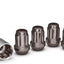Cerradura rueda color negro perla 1/2-20 pack 4