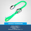 Cordón doble Raider para motosierra color verde neón
