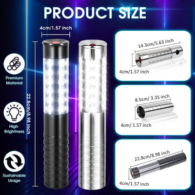 2 Pzas Luz LED Estroboscópica para Botella Champán