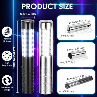 2 Pzas Luz LED Estroboscópica para Botella Champán
