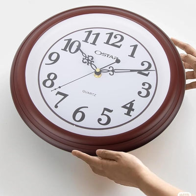 Reloj pared rústico vintage 12pulg silencioso con pilas