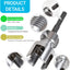 Enhebrador tubo PVC 3/4 pulg comp corte roscado