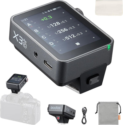 Disparador flash X3 Pro C para Canon pantalla táctil 2.4pulg