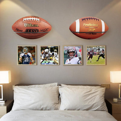 2 Pack Decoración Sala Fútbol Soporte Pared Niños Hombres