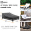 Funda tumbona patio 82pulg impermeable 81x57x32pulg