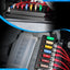 Caja fusibles 6 vías ATC/ATO con entrada positiva