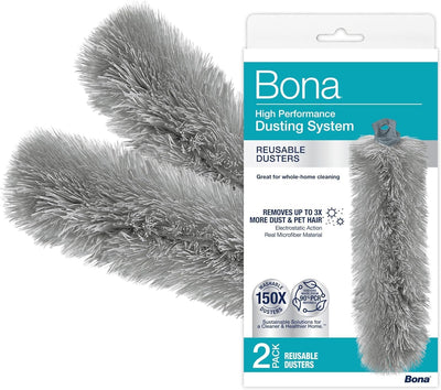 Plumeros microfibra antipolvo 2 pack para limpieza total