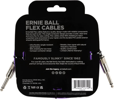 Cable instrumento Flex recta 10ft Púrpura