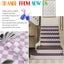 Papel tapiz cuadros morado autoadhesivo 17.3x480"