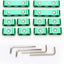 Set separador bujía alambre motor coche verde