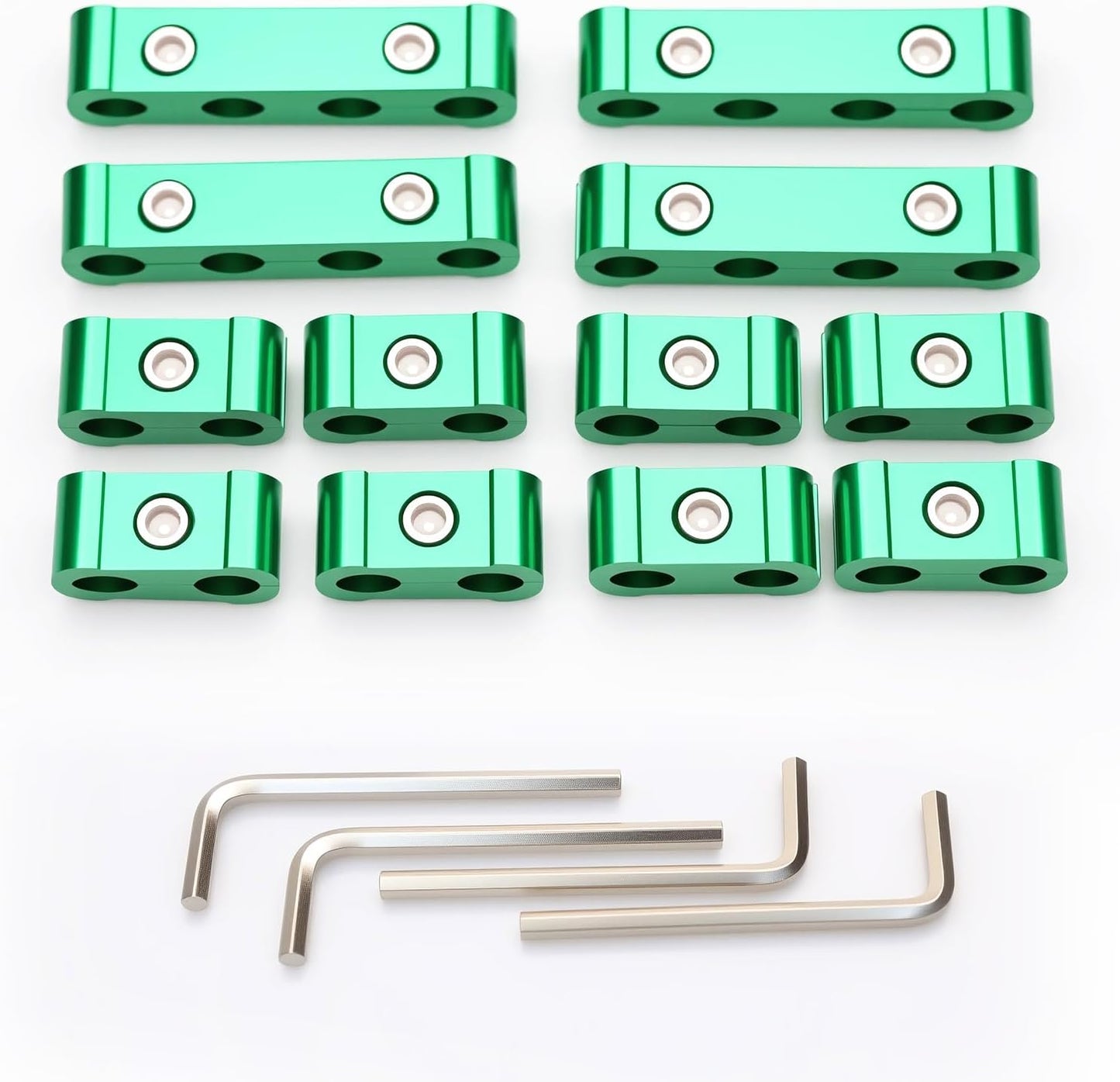 Set separador bujía alambre motor coche verde