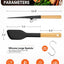 Espátula de silicona sin BPA para cocina antiadherente con mango de madera