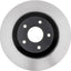 Rotor freno disco pasajero delantero negro