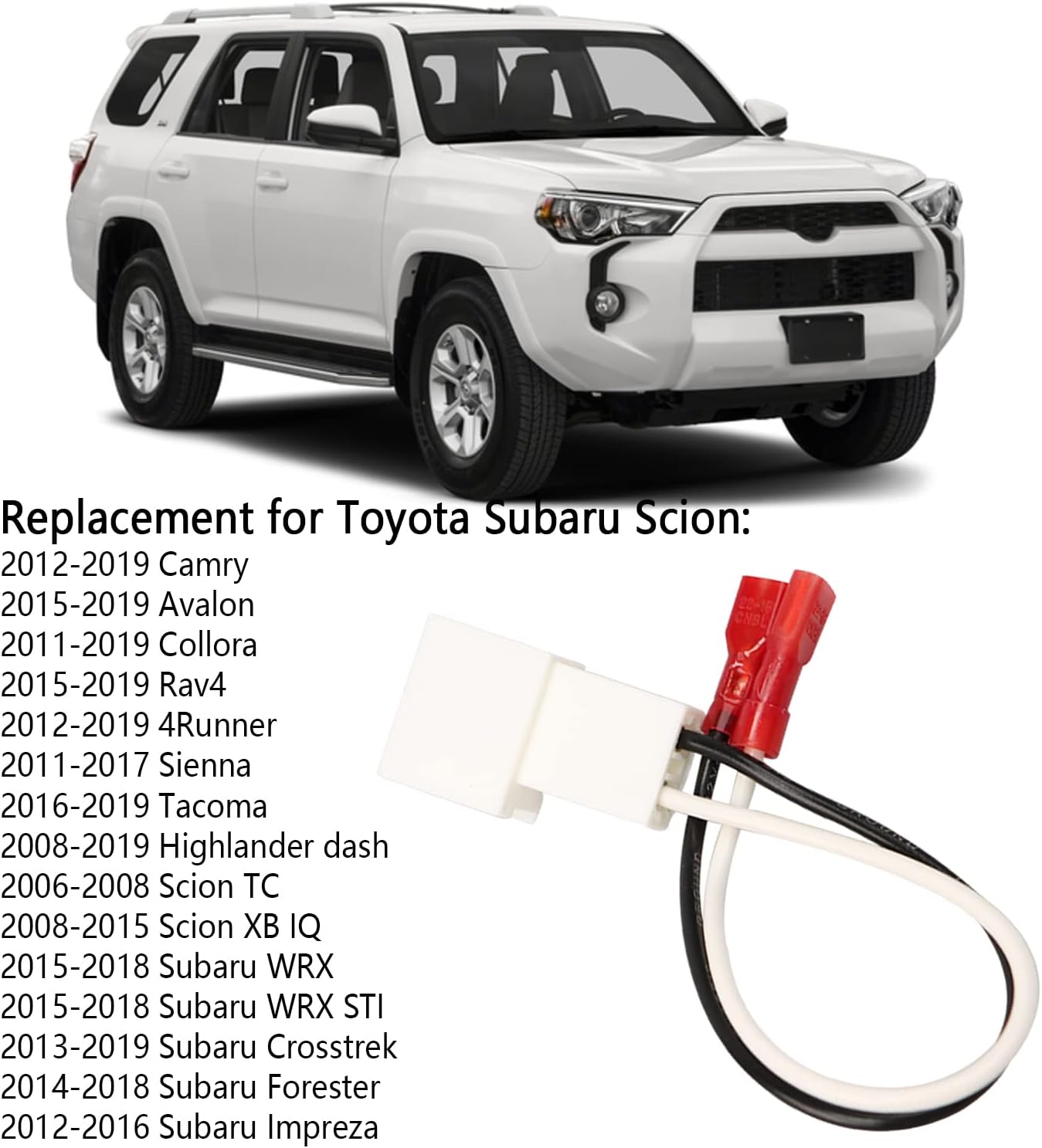 Adaptador altavoz Toyota Camry Corolla 72-8104 4pcs