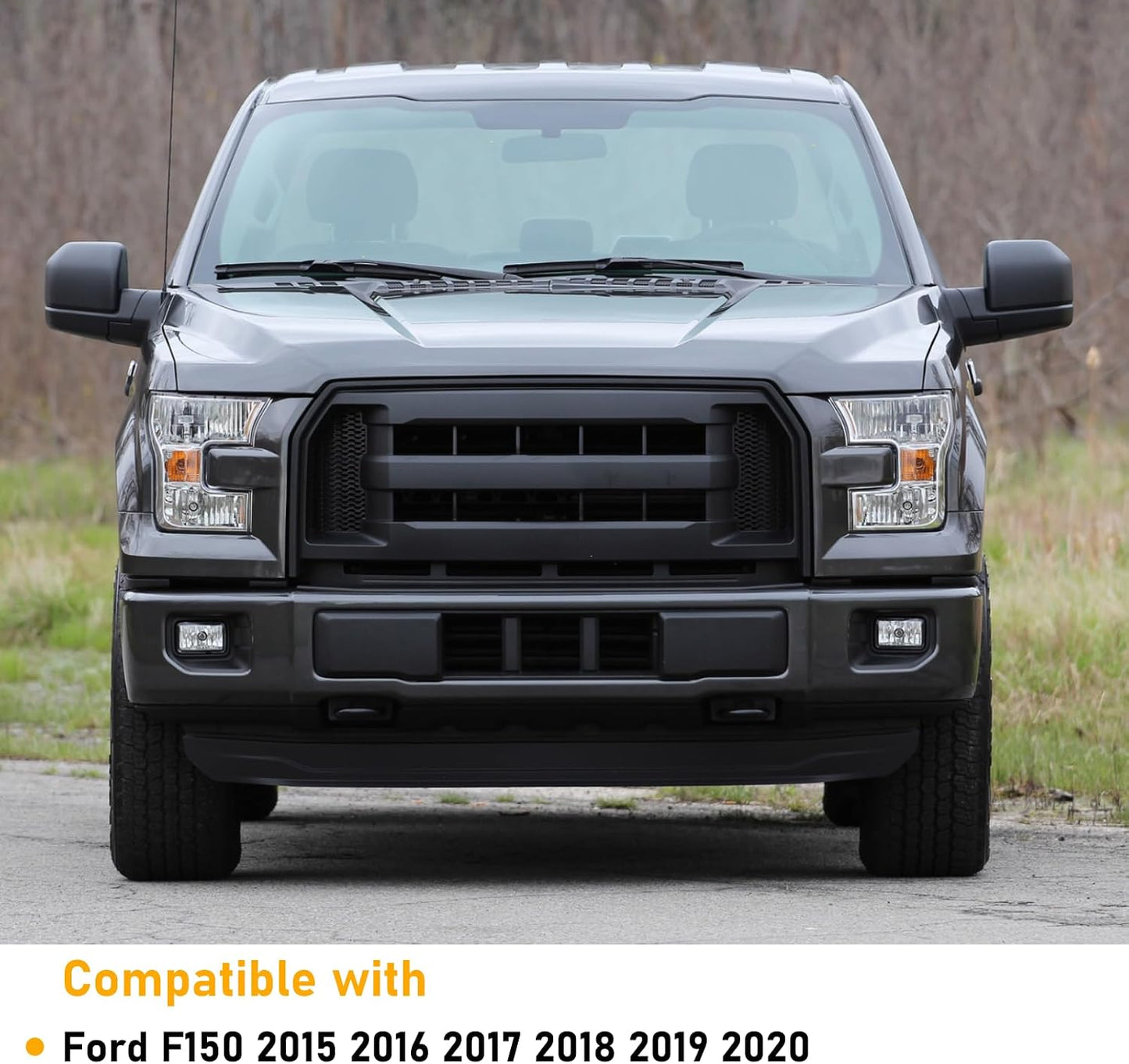 Funda espejo lateral Ford F150 textura negra conductor