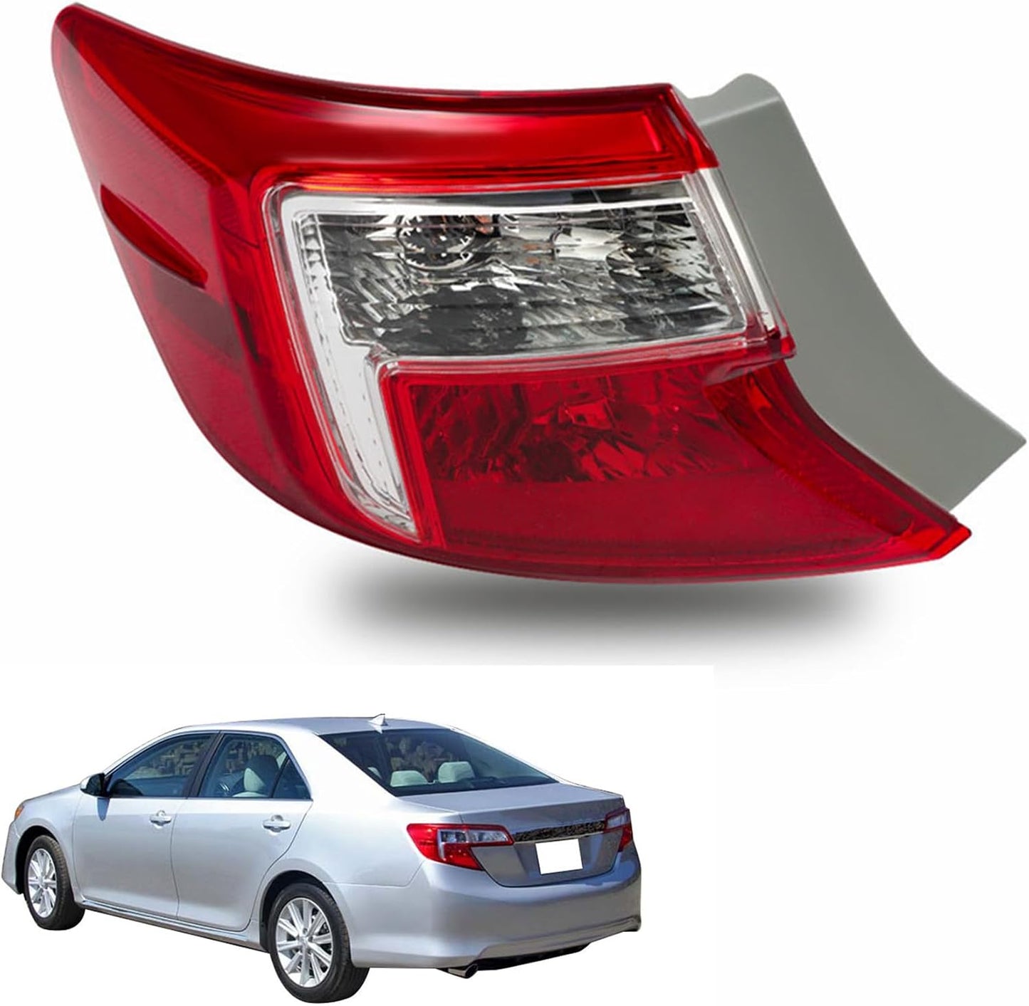 Luces traseras claras/rojas izq conductor repuesto Camry