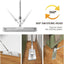 Mopa plana microfibra aluminio 23.6pulg mango ajustable