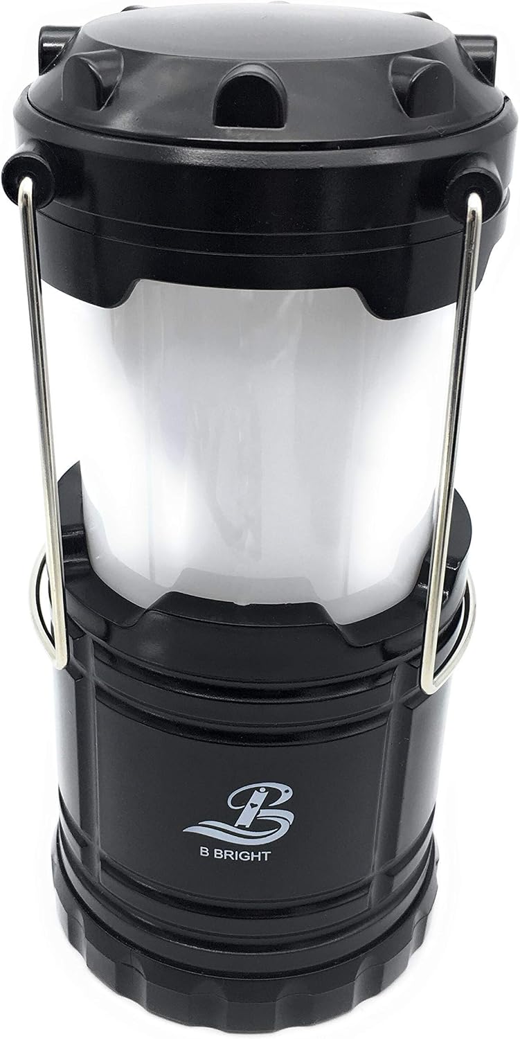 Linterna camping LED plegable luz blanca y llama simulada