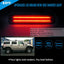 Reflectores parachoques Hummer H2 doble fila rojo
