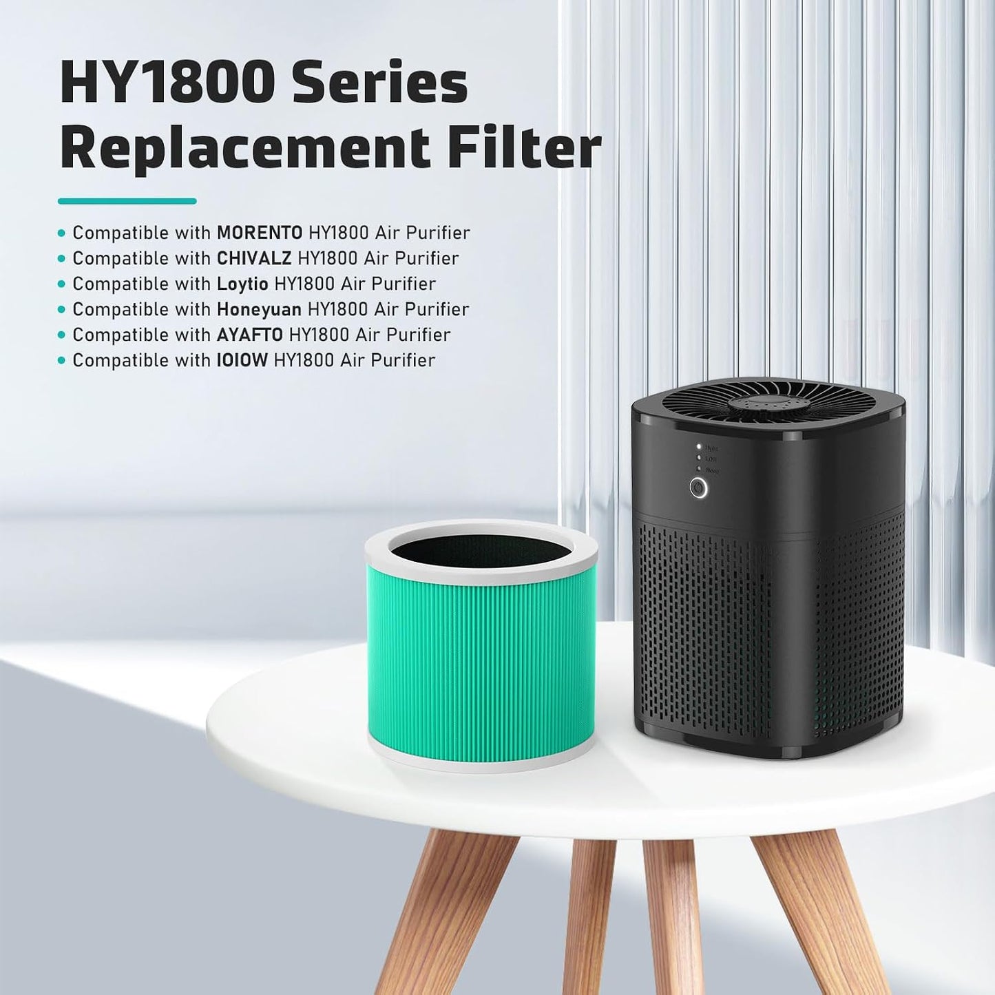 2 Filtros HY1800 comp CHIVALZ/MORENTO H13 HEPA