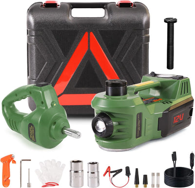 Kit gato eléctrico 5t 12v con bomba infladora 11023lb