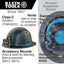 Casco duro K12 fibra carbono linterna recargable clase C