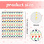 100 Popotes Biodegradables con Corazones Coloridos