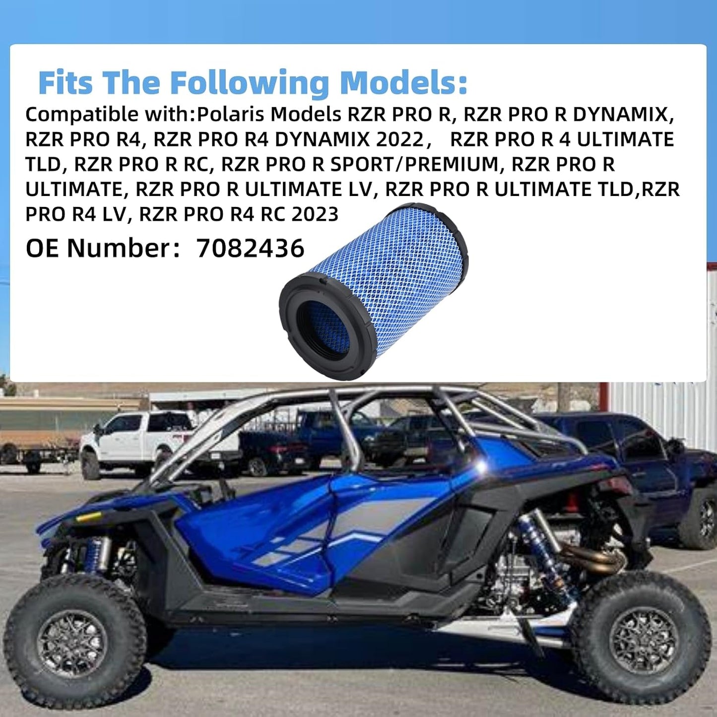 Filtro aire Polaris RZR PRO R 2022-2024