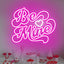 Letrero neón Be Mine LED decoración romántica pared