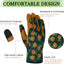 Guantes jardinería cuero mujer a prueba espinas tactil