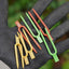 120 Pzas Clips Plástico para Esquejes 3 Colores