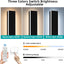 2 Luminarias LED pared exterior 39" regulable IP65