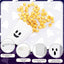 48 Cajas Palomitas Halloween Tema Fantasma Suministros