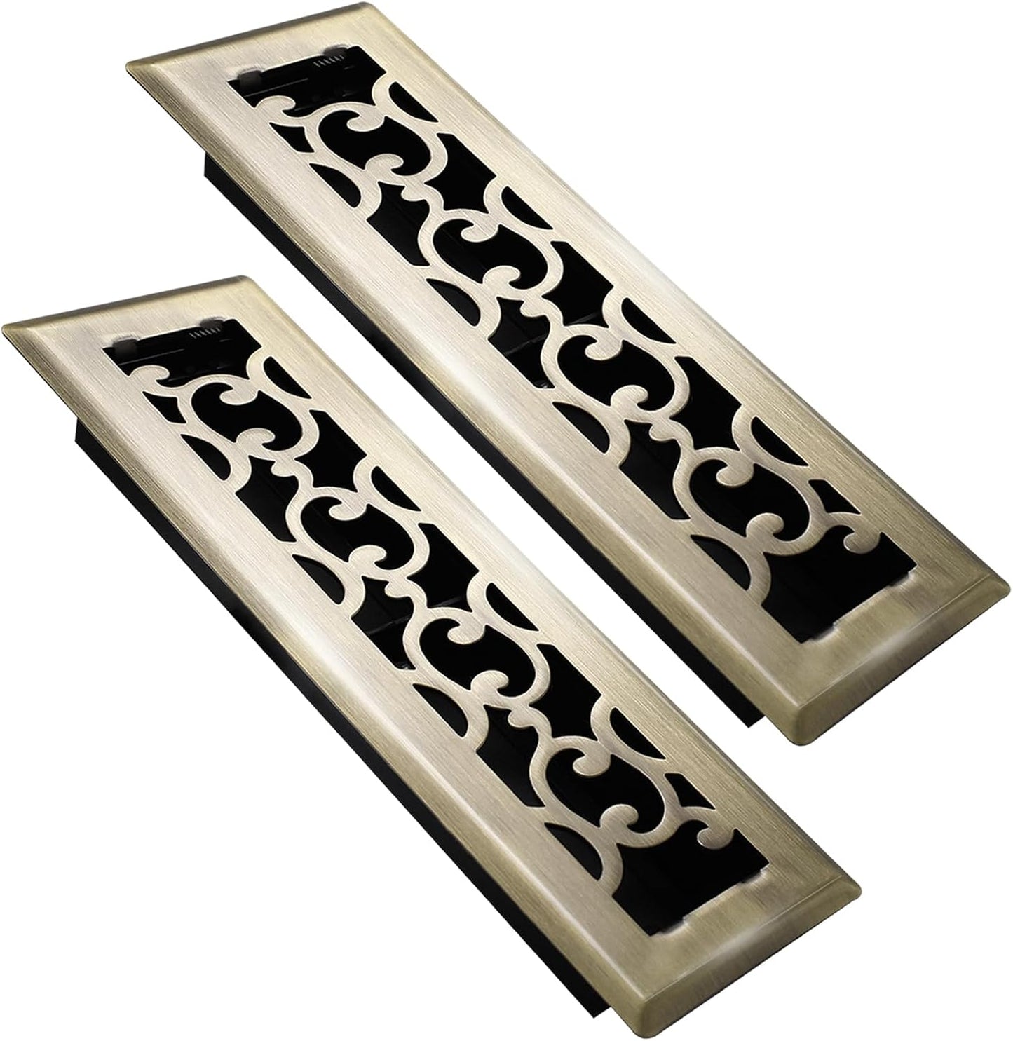 Rejilla ventilación piso 2x10pulg acero Savannah