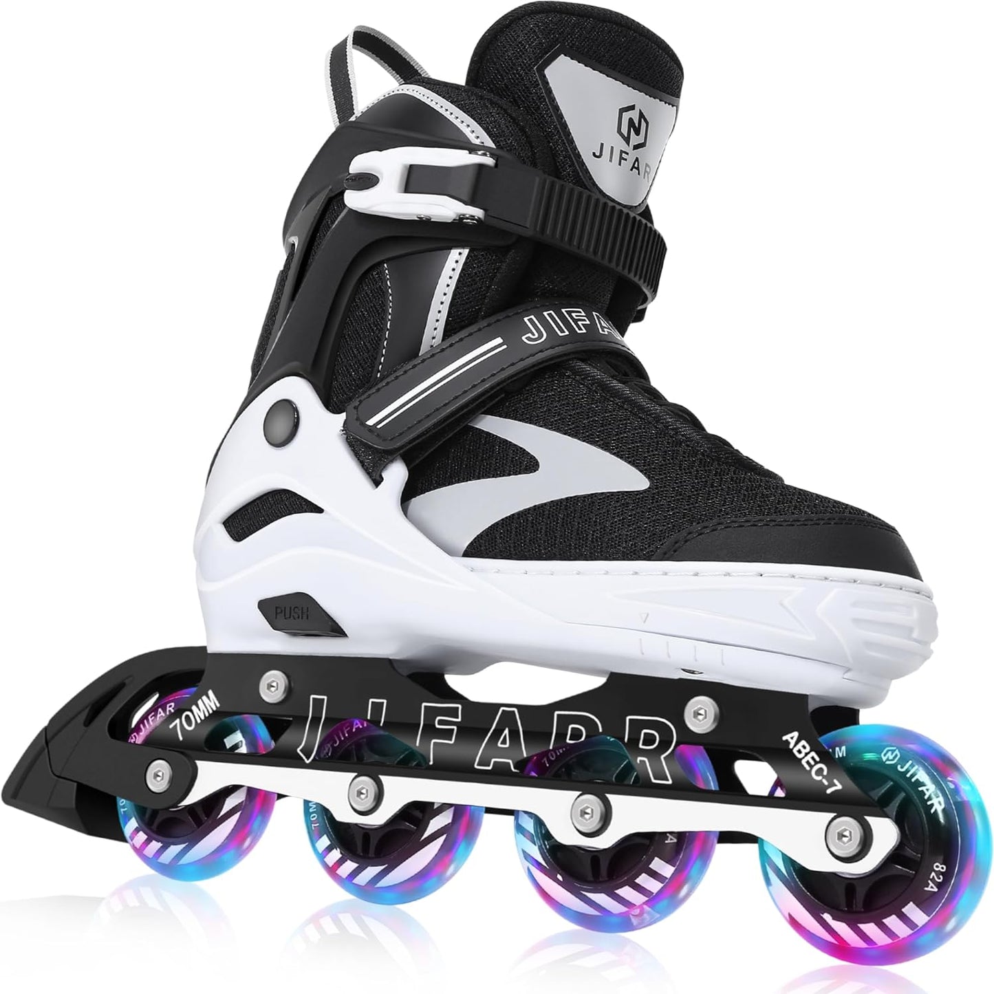 Patines en línea ajustables para niños con ruedas iluminadas