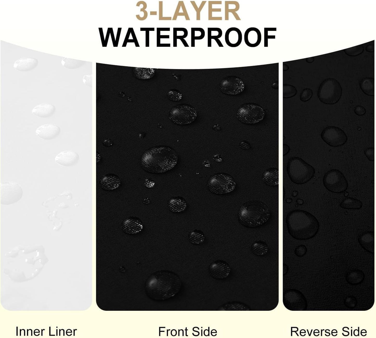 4 Cojines Impermeables para Sillas de Patio 19x19x3pulg con