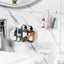 Organiz. acrílico 3 Pzas cestas ducha adhesivas baño cocina