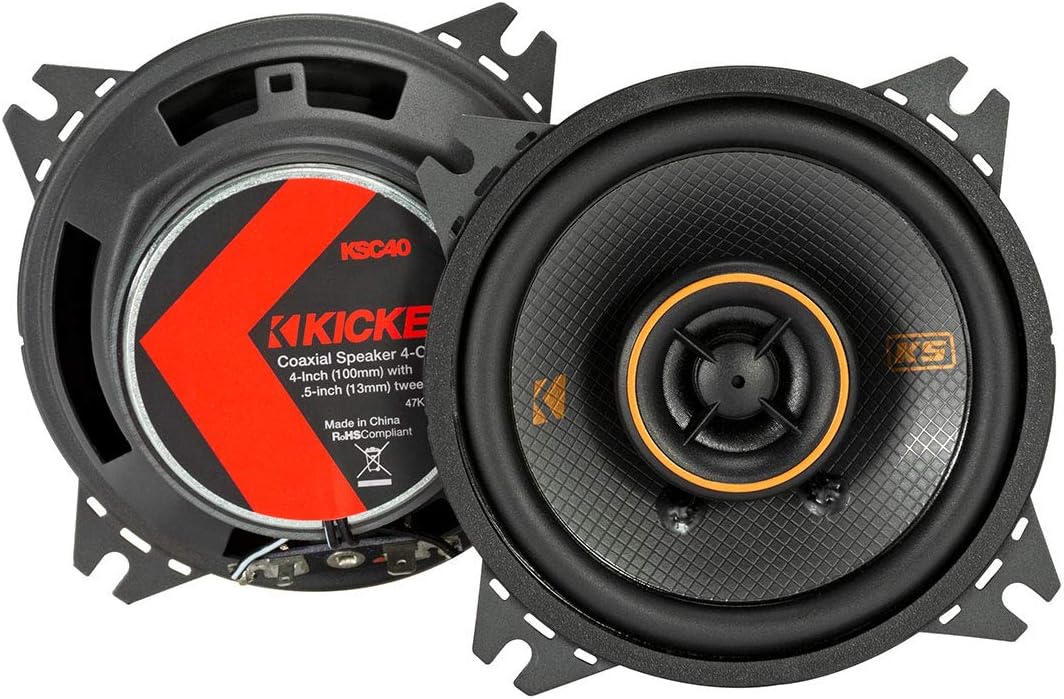 Altavoces coaxiales 4" KS Serie 4ohm con tweeters .5"
