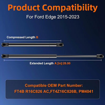 Soporte elevación capó Ford Edge 15-23 OE FT4BR16C826AC