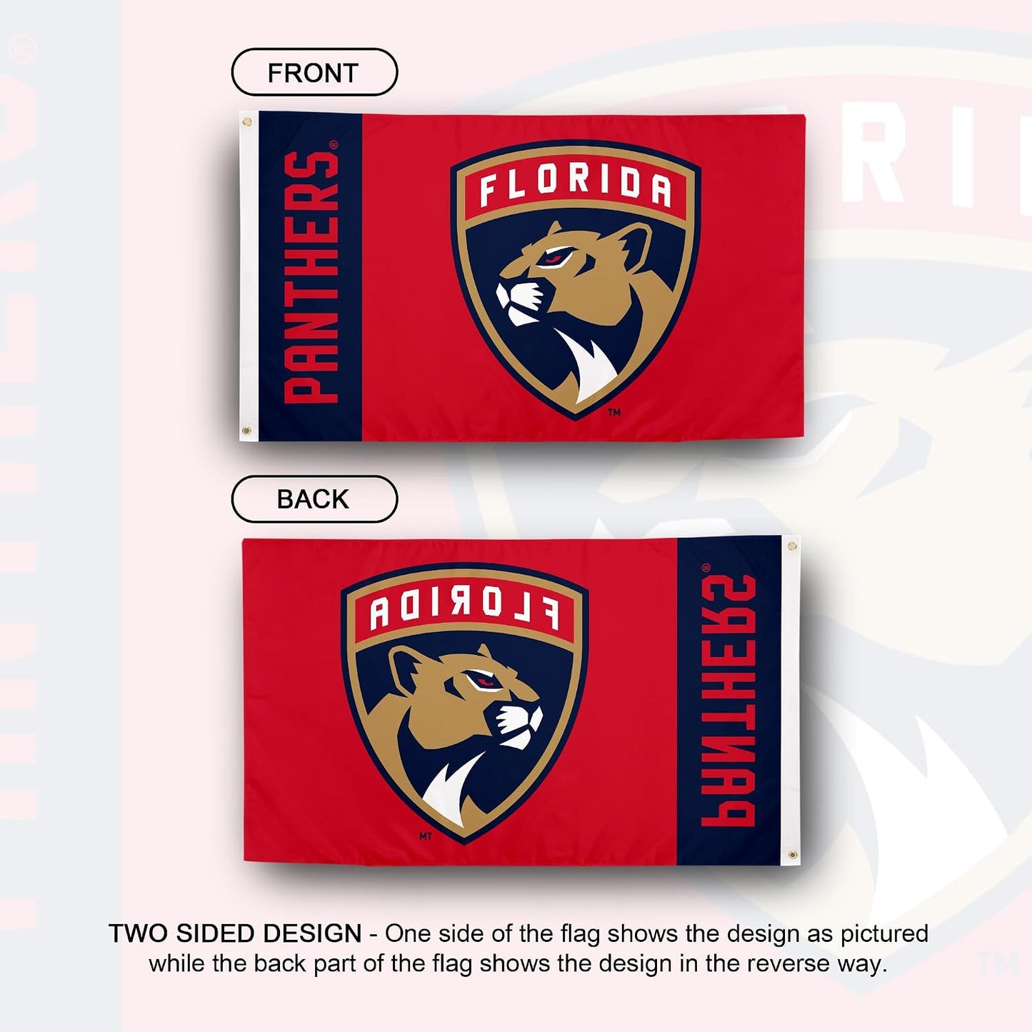 Bandera Florida Panthers NHL 3x5ft poliéster